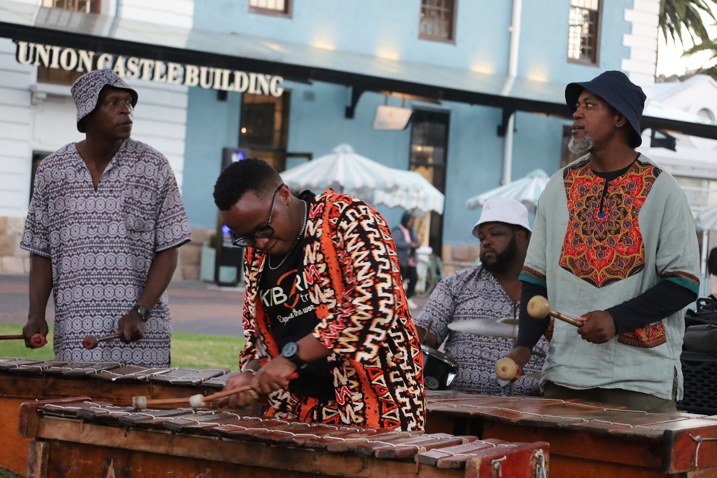 Marimba band performing at the V&A Waterfront, Cape Town